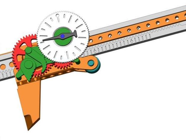 Thước kẹp và thước kéo được làm từ máy in 3D