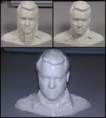 tượng người in 3d, Cách làm mượt bề mặt sản phẩm in 3D