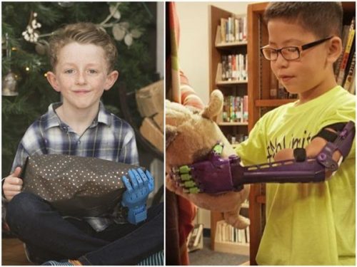 Niềm vui từ những chiếc tay giả 3D